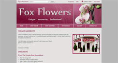 Desktop Screenshot of foxflowers.ie